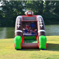 Inflatable football challenge