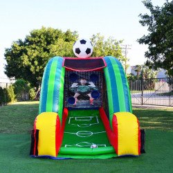 Inflatable soccer challenge